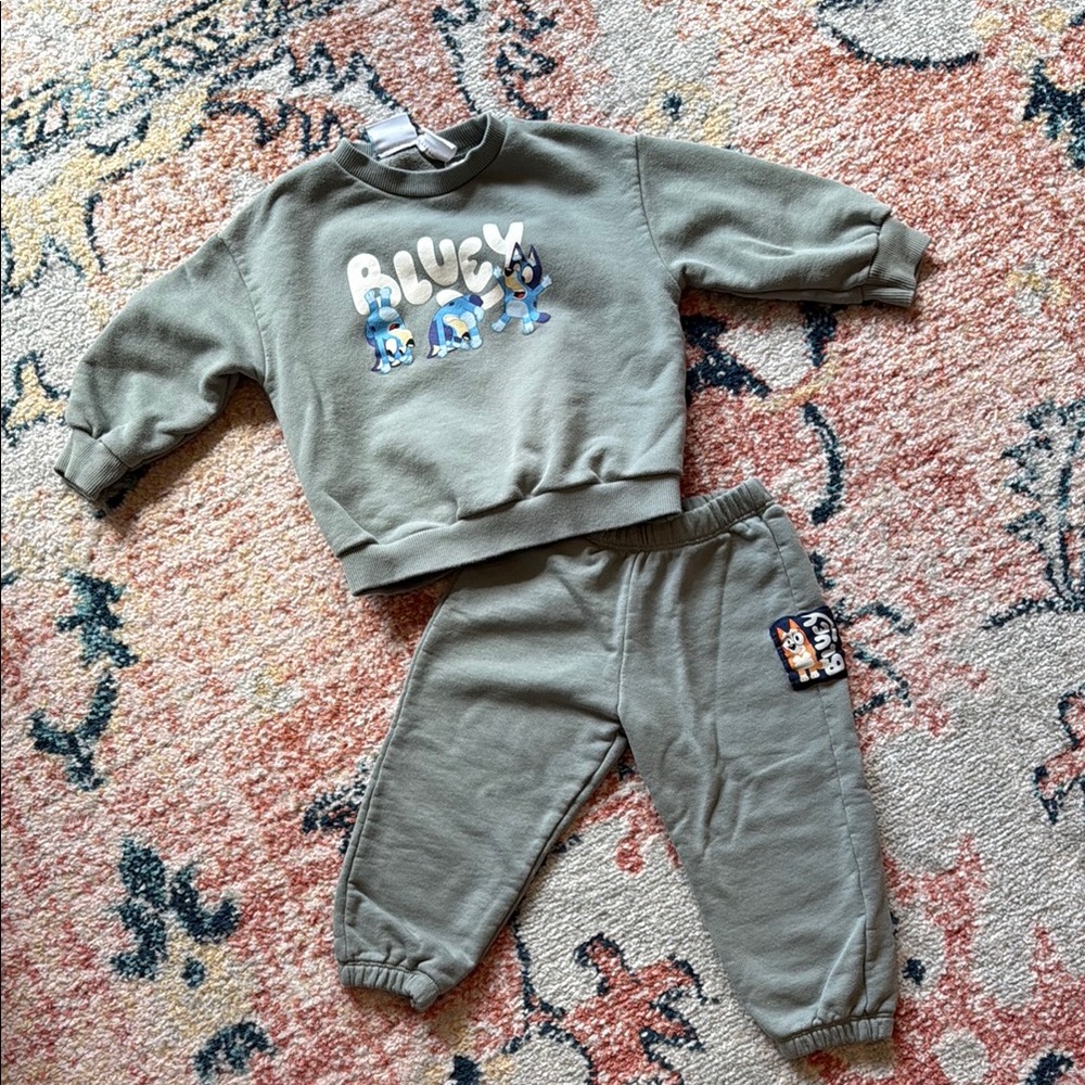 Toddler Bluey Sweatsuit from Zara